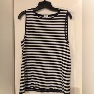 NWOT J. Crew Striped Shell Tank Top